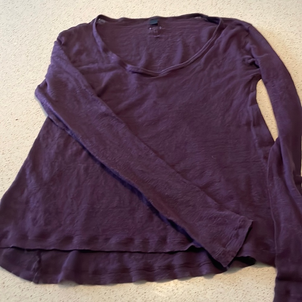 Sheer V neck long sleeve top XS- Joe Jeans